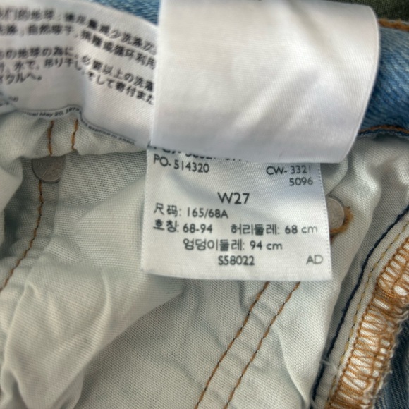 Levi’s 501 Short Size 27 Light Wash Destroyed - Picture 6 of 6